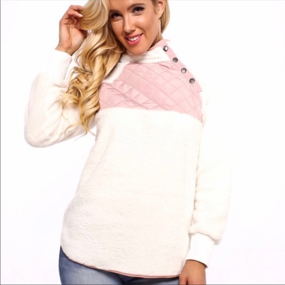 Super Soft Fleece Sweater Pullover - Picture 3 of 5